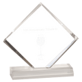 5" x 5" Diamond Jewel Beveled Acrylic Blank