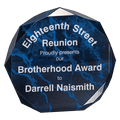 6" Marble Octagon Acrylic Award