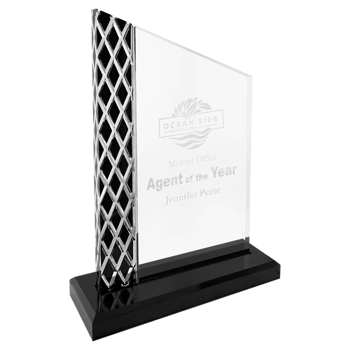 Black 8" Unite Diamond Ice Acrylic